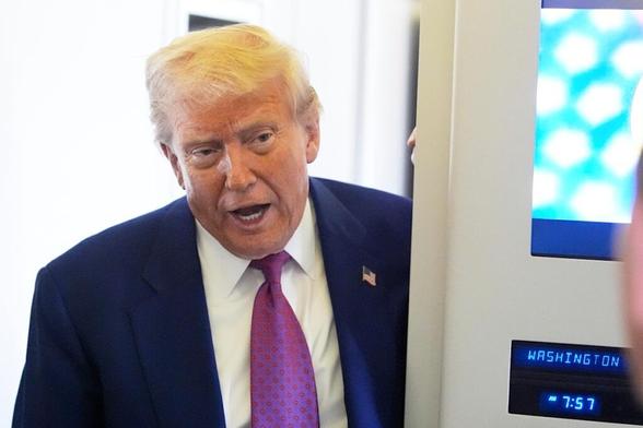 Trump urges Walmart to 'eat the tariffs' and wants Fed to cut rates 'sooner than later'