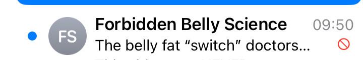 “Forbidden Belly Science”