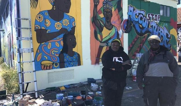 Une fresque murale en écho à la mémoire de l’Afrique à Nantes