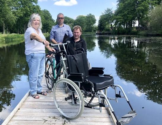 vos vieux vélos pourraient ouvrir le halage aux handicapés