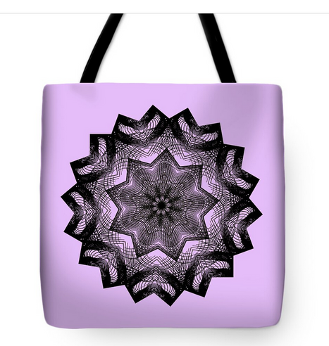 Lines in a Star Tote Bag by Kaye Menner