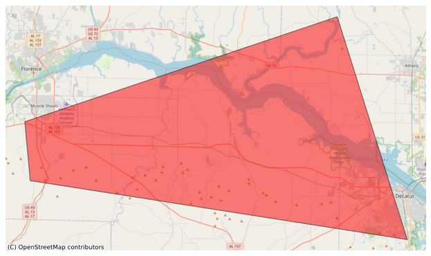 Tornado Warning - Humphreys, #MS; #Sharkey, #MS; #Washington, #MS - NWS Huntsville AL
