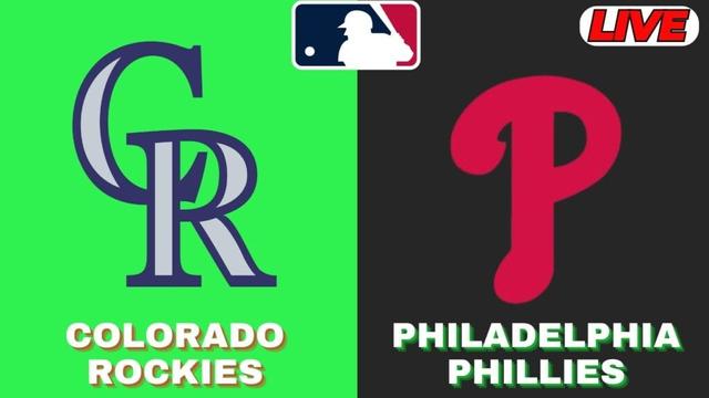 🔴LIVE : Colorado Rockies Vs Philadelphia Phillies | MLB 2025 | MLB Live Baseball Score 2025