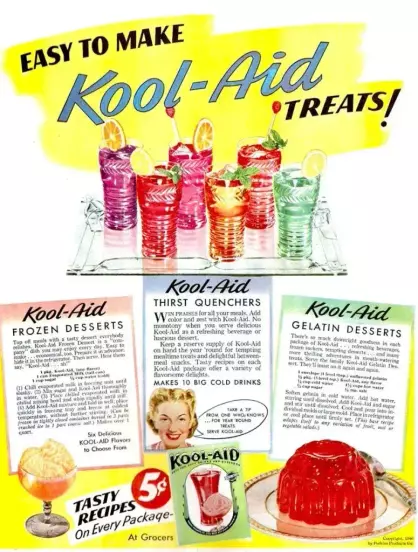 "East to make Kool-aid treats" Frozen Desserts, Thirst Quenchers, Gelatin Desserts
