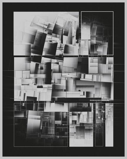 Abstract digital artwork, made with JavaScript code