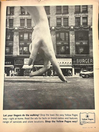 Yellow Pages, July 1962