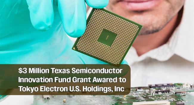 Governor Greg Abbott has announced that a Texas Semiconductor Innovation Fund (TSIF) grant of $3,080,000 has been extended to Tokyo Electron U.S. Holdings, Inc. (TEL U.S.) for their technical training and research and development (R&D) center in Austin. Image for illustration purposes