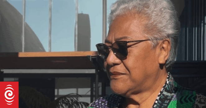 Prime Minister Fiame Naomi Mata'afa at the 99th USP Council Meeting in Auckland. 21 May 2025