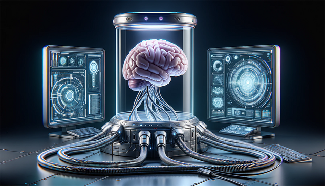 brain and computer