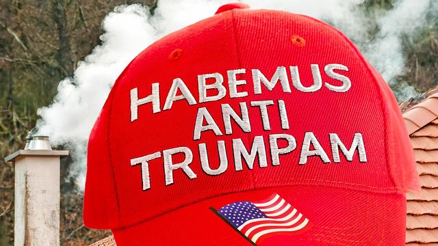 MAGA like hat with text "Habemus Anti Trumpam"