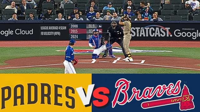 San Diego Padres vs Atlanta Braves l Juego En Vivo l MLB LIVE