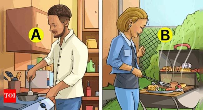 Optical Illusion: Only a real master chef can tell who is cooking wrong in this picture