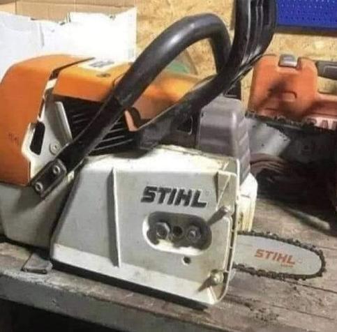 Chainsaw. Perfectly ordinary. Just exactly how all chainsaws are.