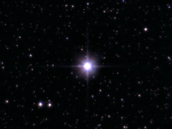 The star Cebalrai as seen by the Odyssey Pro.