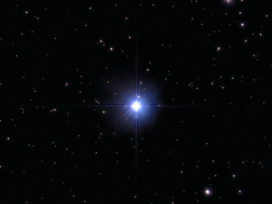 The star Alpheratz as seen by the Odyssey Pro.