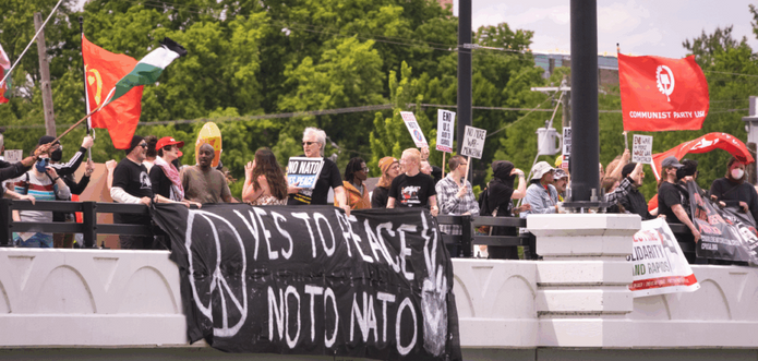 NATO’s push for war challenged by hundreds at Ohio gathering