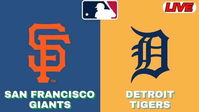 🔴LIVE : San Francisco Giants Vs Detroit Tigers | MLB 2025 | MLB Live Baseball Score