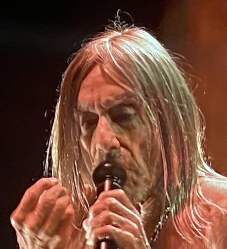 Iggy Pop singing at Alexandra Palace in London.  28th May 2025.