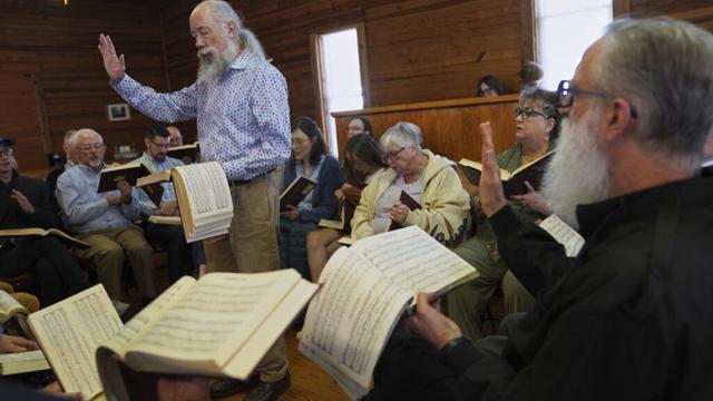 Sacred Harp singers await revision of shape-note Christian hymnal