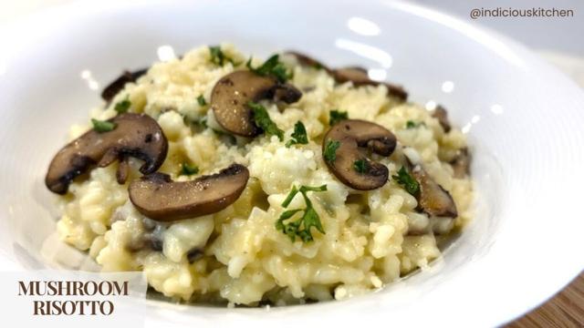 Creamy Mushroom Risotto Recipe | Easy & Delicious Homemade Risotto Tutorial