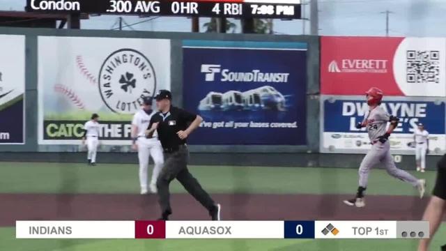 Rockies top prospect Charlie Condon connected on his first home run of the season: a two run blast in the top of the first inning.