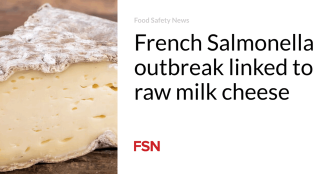 French Salmonella outbreak linked to raw milk cheese