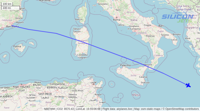 N887WM since Sun Jun 01 2025 06:18:25 GMT+0000 (Coordinated Universal Time)