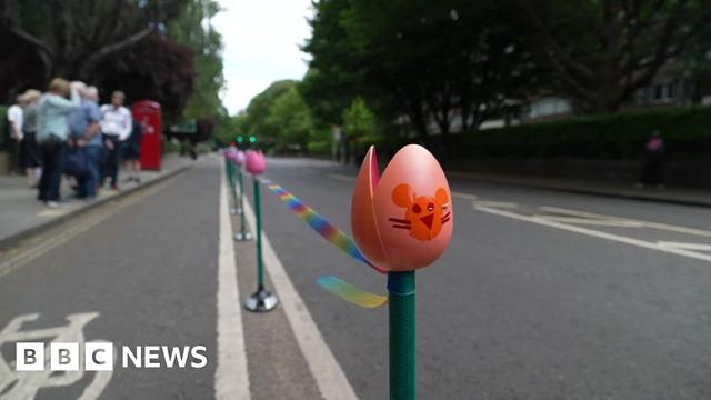 Tulips bollards in Westminster to 'protect cyclists and bring joy'