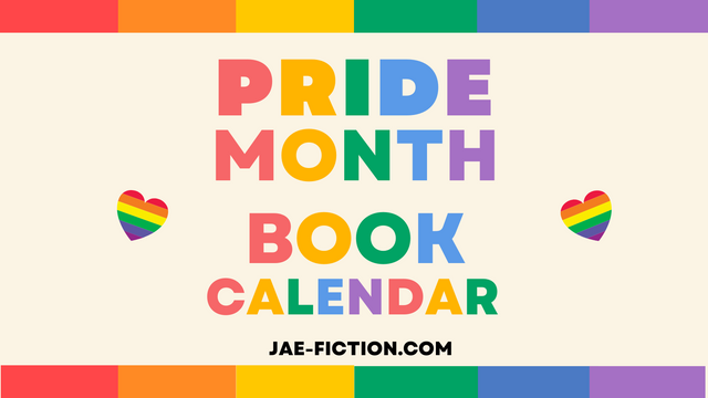 Pride Month Book Calendar at jae-fiction.com