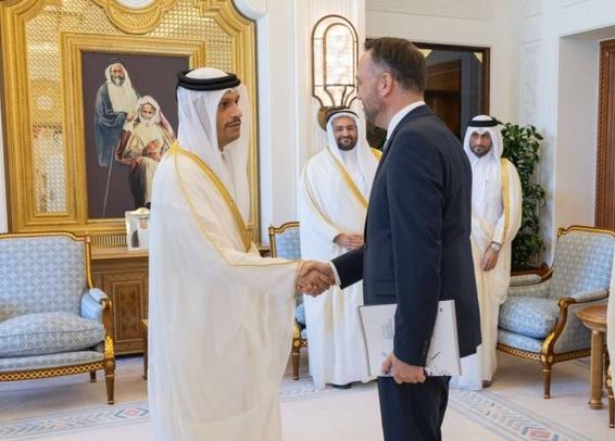 Prime Minister and Minister of Foreign Affairs meets Deputy PM and Minister of Foreign Affairs, European Affairs and Development Cooperation of Belgium