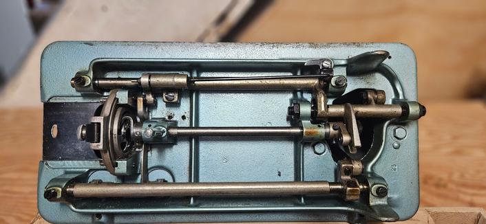 Under carriage of old sewing machine
