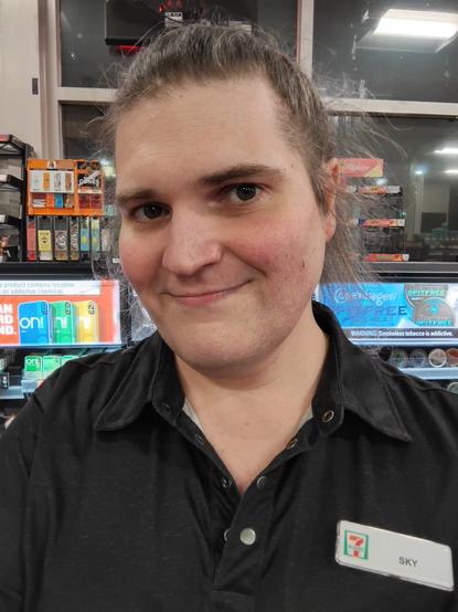 me at work in uniform