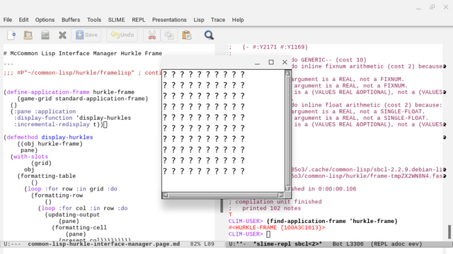The no-frills initial application frame in front of the blog markdown and emacs lisp repl in the background.