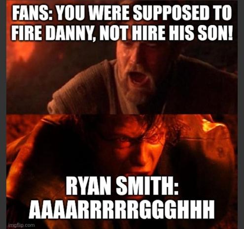 Lol, if you thought he should be gone...
