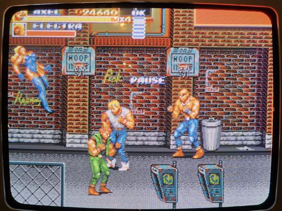 Screenshot of the first level of the game