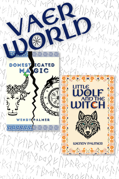 Covers of Domesticated Magic and Little Wolf and the Witch