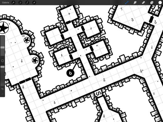 A part of the dungeon map!