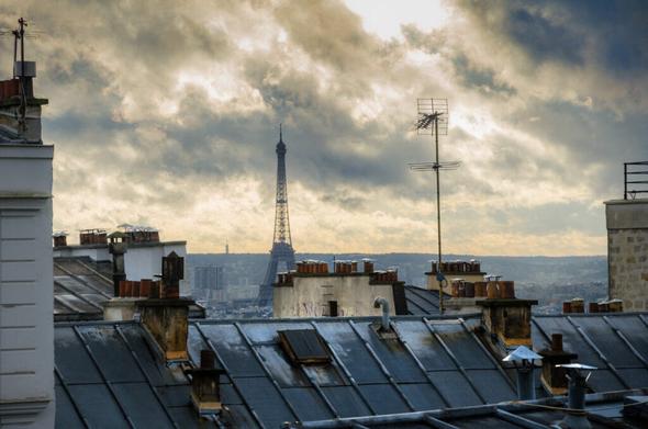 après la victoire du PSG, les orages ont épargné Paris mais la grêle est tombée très près
