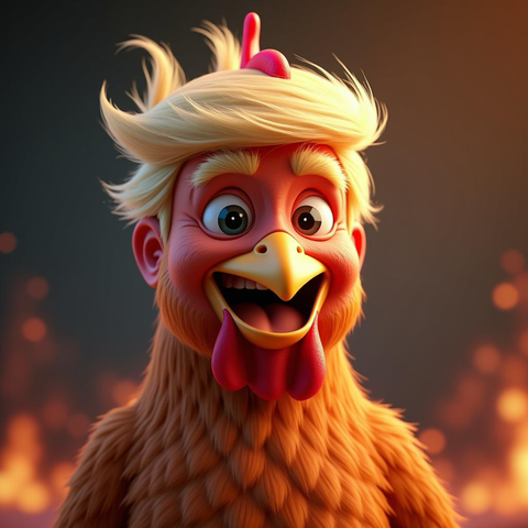 a chicken