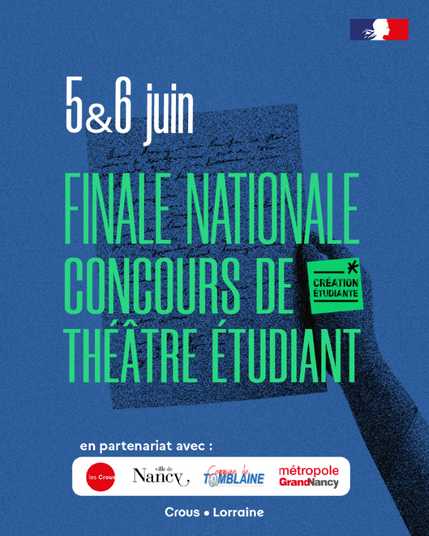 14e finale du Concours national de théâtre étudiant du réseau des Crous à Nancy et Tomblaine | Factuel