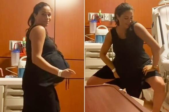 “Meghan Markle Drops Low in 'Baby Mama Dance' Hospital Video with Prince Harry to Induce Labor with Princess Lilibet”