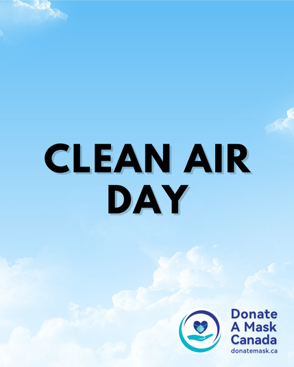 Clean Air Day

The background is a photo of a bright blue sky with a few clouds.