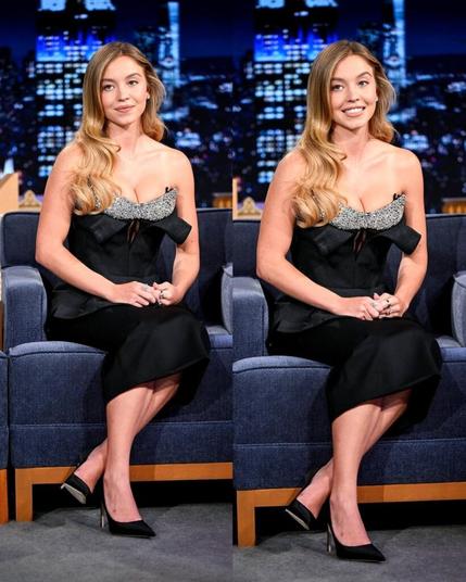 Sydney at the Tonight Show with Jimmy Fallon [From Instagram, June 2025]