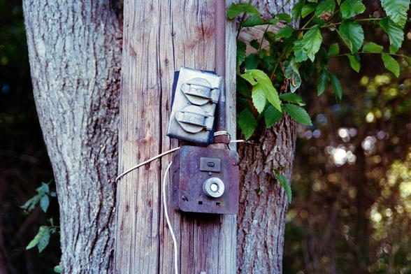 weathered utility pole with rusted outlets and switch

Nikon FM3A | Nikon 28-105 | Kodak Ultramax 400 400

Home developed in Cinestill C-41 Stock
