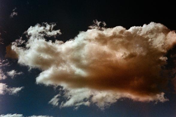 An accidentally moody shot of white clouds on blue sky, with an ominous orange tint

Nikon FM3A | Nikon 28-105 | Kodak Gold 200 200

Home developed in Cinestill C-41 Stock
