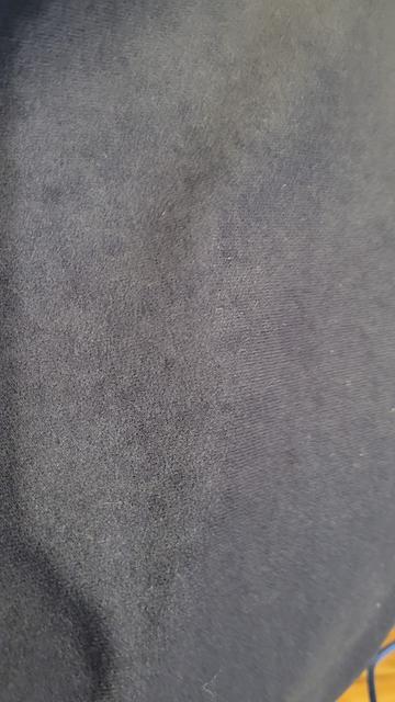 Fuzzy fabric feels like cotton