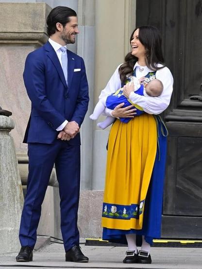 Baby Princess Ines joins mom Princess Sofia and dad Prince Carl Philip for National Day celebrations
