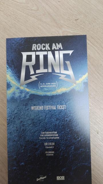 Foto eines Rock-am-Ring-Tickets: 6..-8. Juni, Nürburgring, Weekend Festival Ticket, 239 EUR