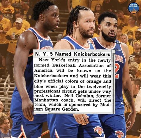 On this day in 1946, Madison Square Garden was awarded a pro basketball franchise — and the Knicks were born. Happy 79th birthday to the New York Knicks!