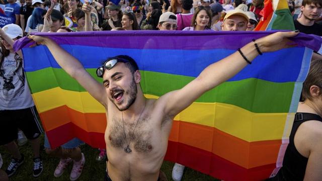 Bucharest gay pride march turns 20 as LGBTQ+ people face growing hostility in Romania